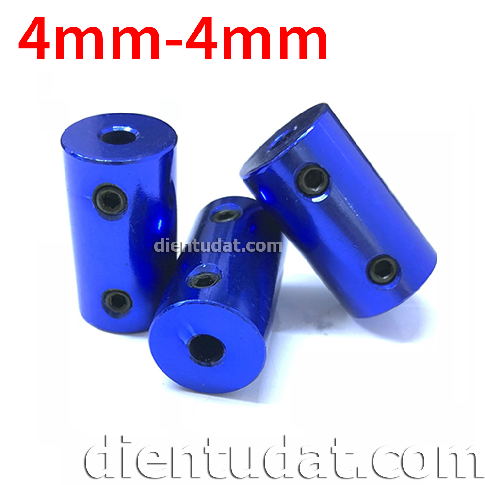 Khớp Nối Trục Màu Xanh 4mm-4mm