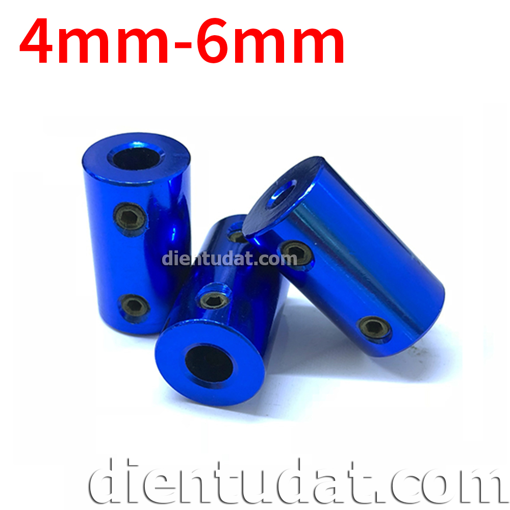 Khớp Nối Trục Màu Xanh 4mm-6mm