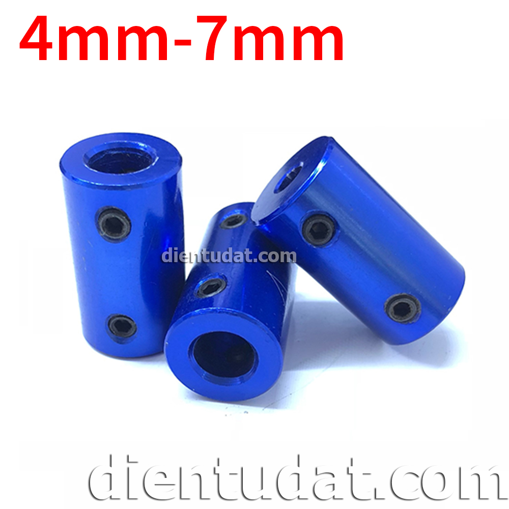 Khớp Nối Trục Màu Xanh 4mm-7mm