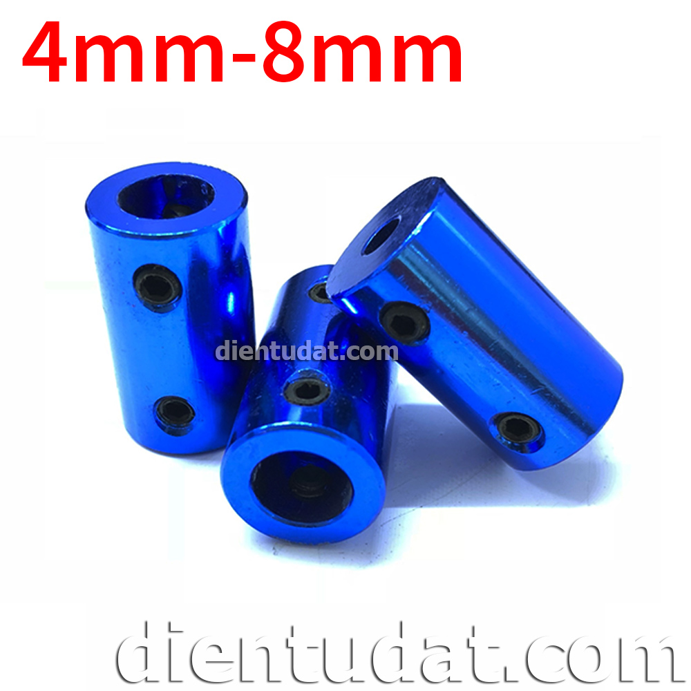 Khớp Nối Trục 4mm-8mm Màu Xanh