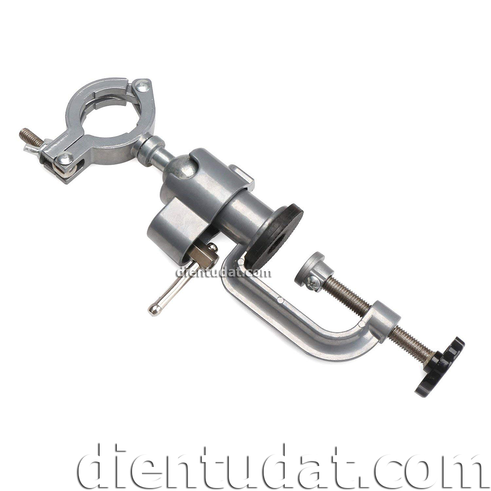 Kẹp Bàn Giữ Motor Xoay 360 Độ