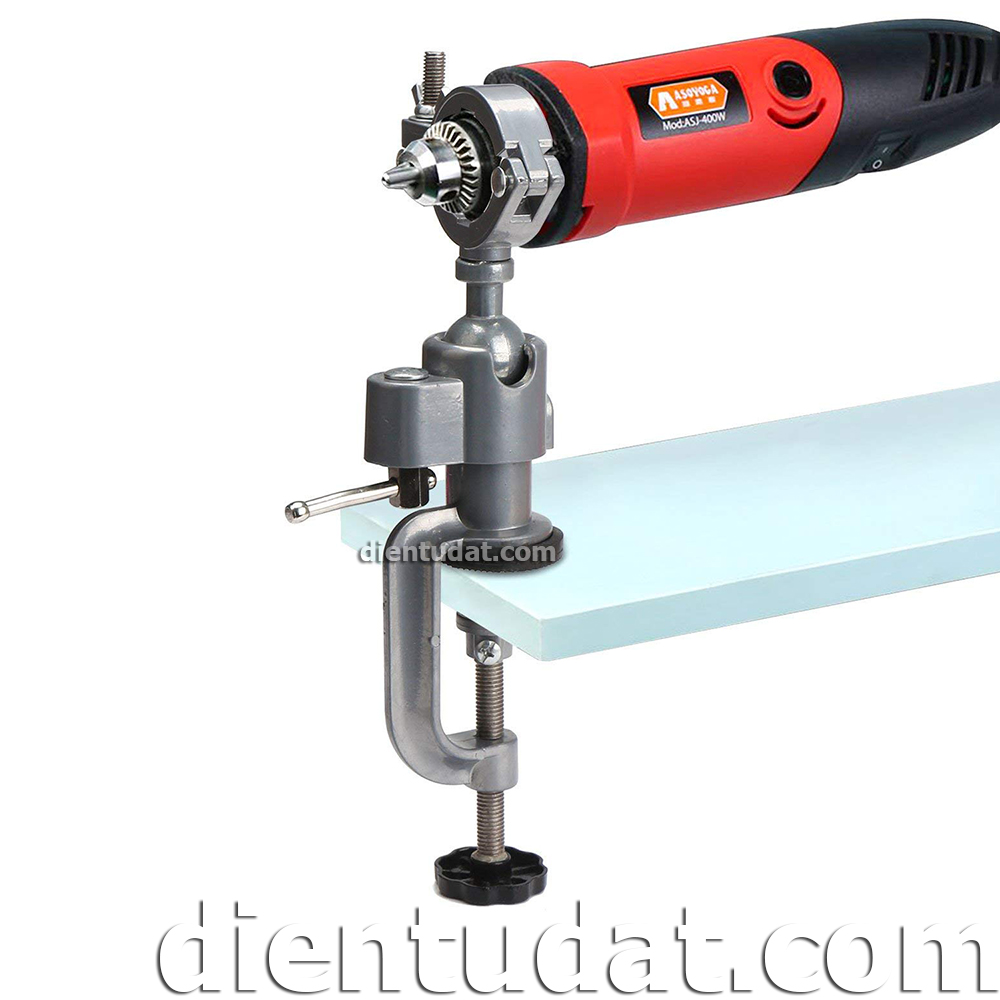 Kẹp Bàn Giữ Motor Xoay 360 Độ