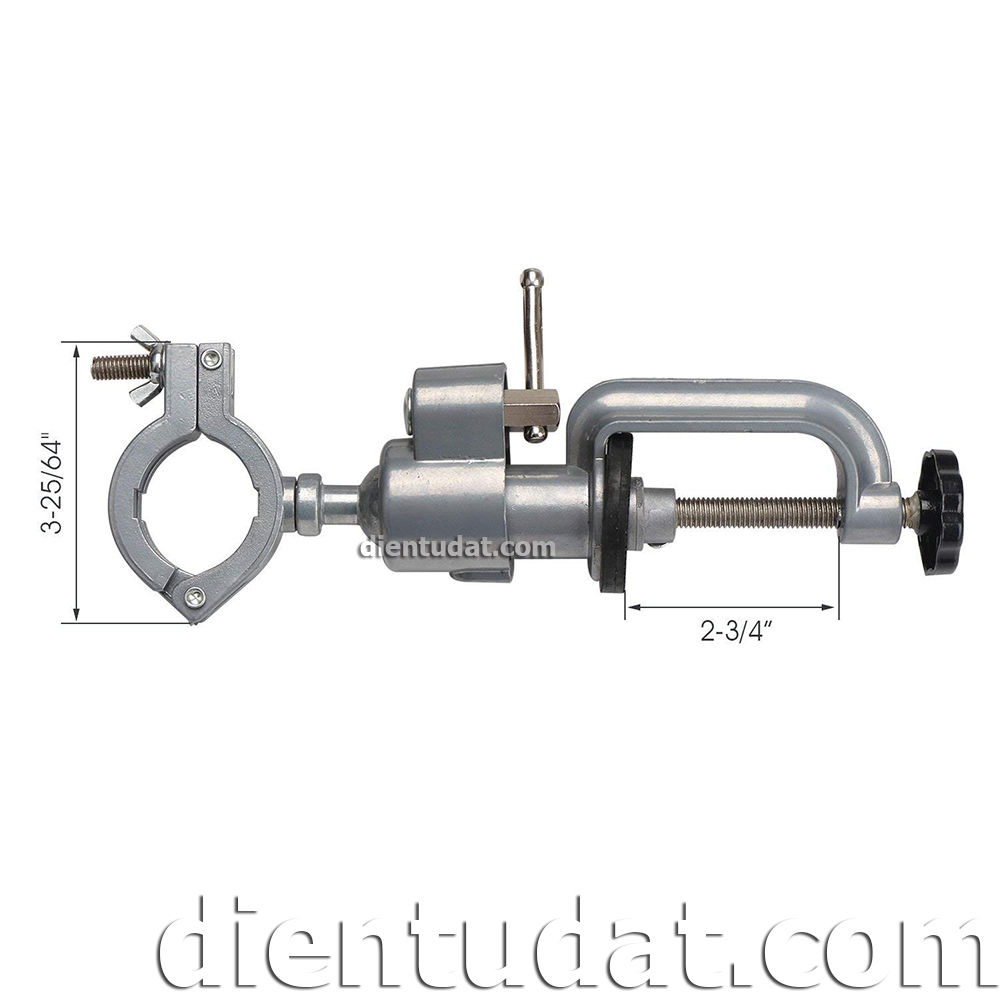 Kẹp Bàn Giữ Motor Xoay 360 Độ
