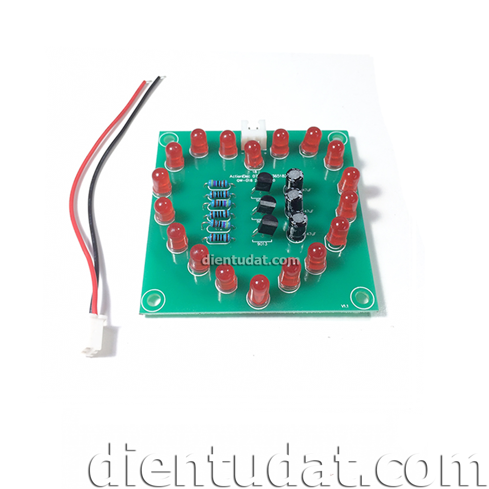 KIT DIY Mạch Led Trái Tim - Tự Táp