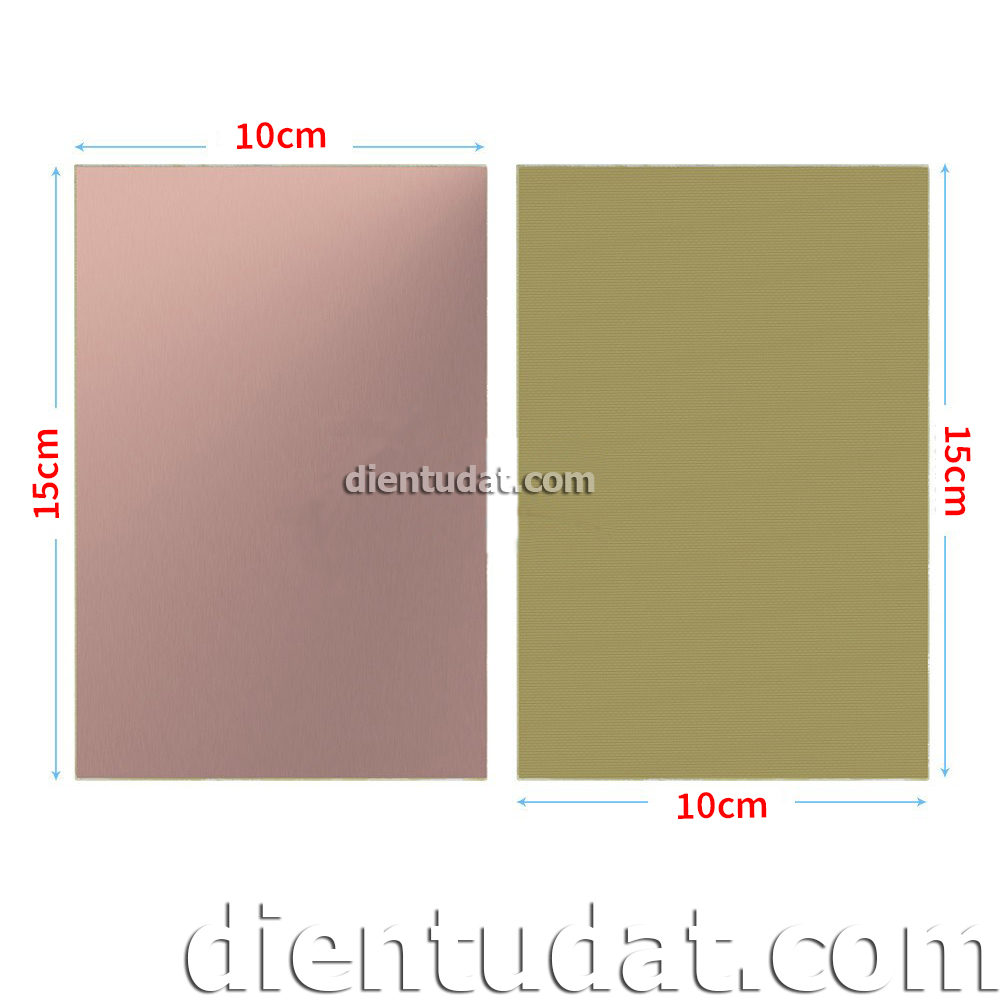 Phíp Board Đồng 1 mặt Sợi Thủy Tinh 10*15cm