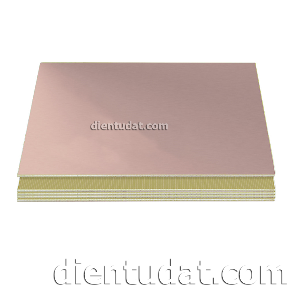 Phíp Board Đồng 1 mặt Sợi Thủy Tinh 12*18cm