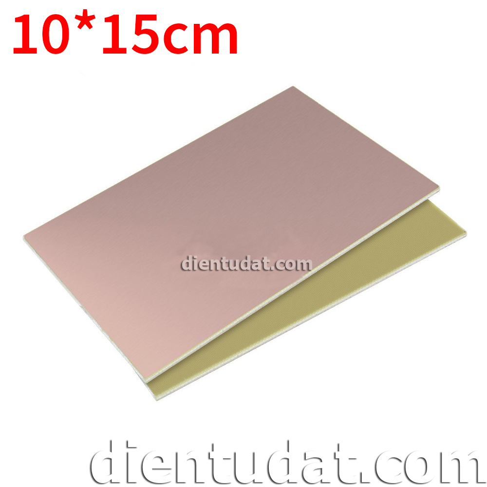 Phíp Board Đồng 1 mặt Sợi Thủy Tinh 10*15cm
