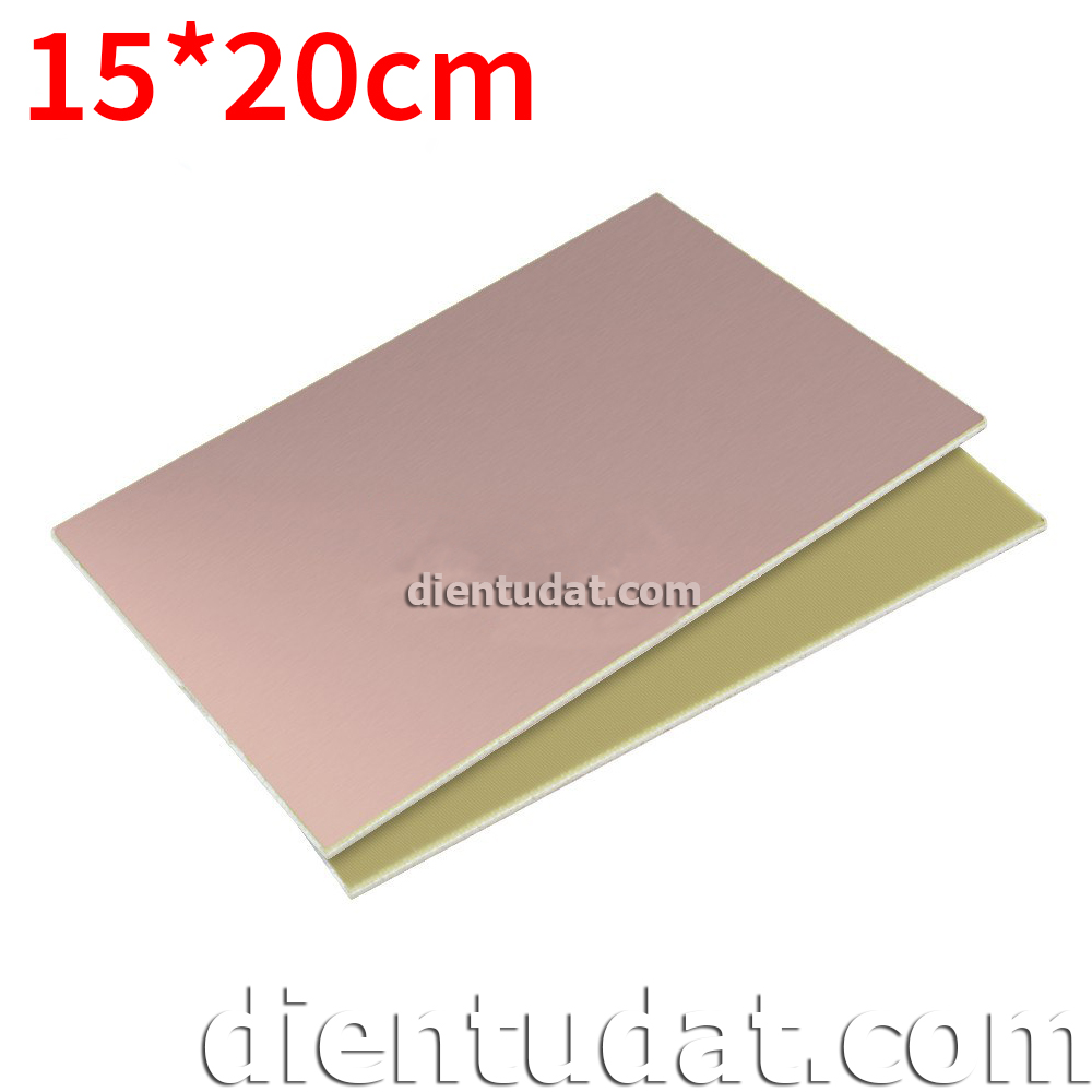 Phíp Board Đồng 1 mặt Sợi Thủy Tinh 15*20cm