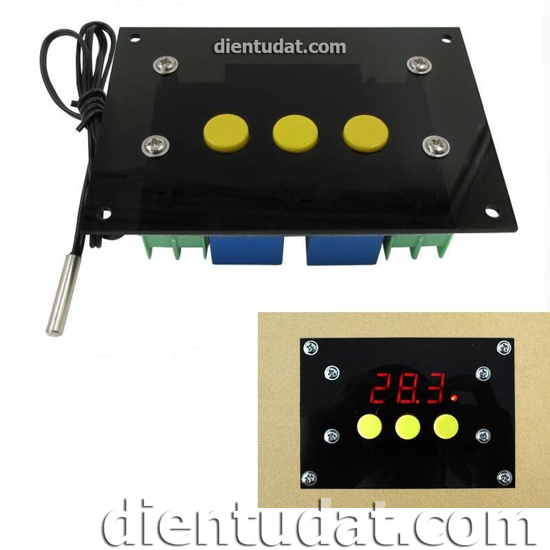 Mạch Kiểm Soát Nhiệt Độ Đóng Ngắt 2 Kênh Nóng Lạnh - W1501
