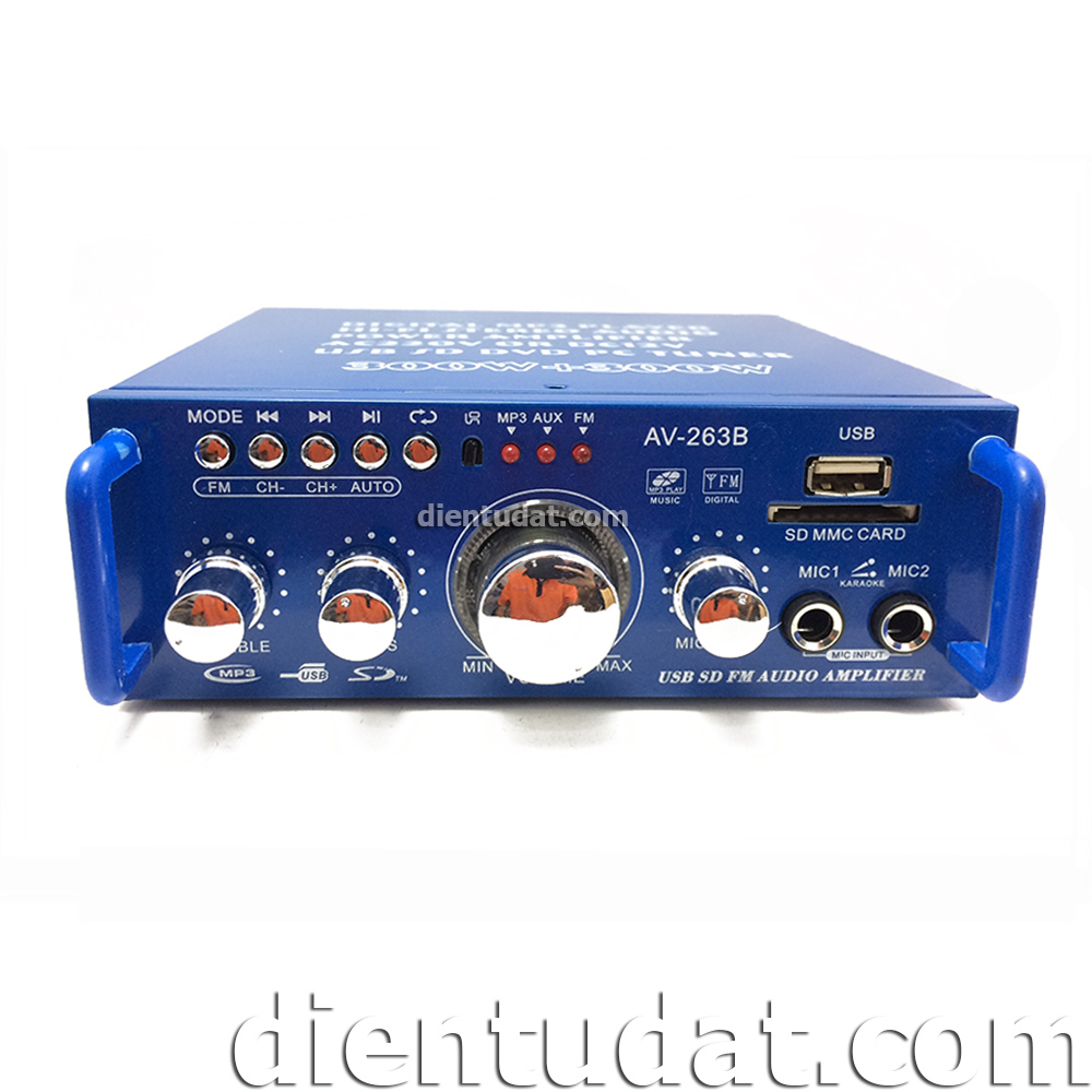 Bộ Amplifier Karaoke Bluetooth 220VAC Điện Tử DAT