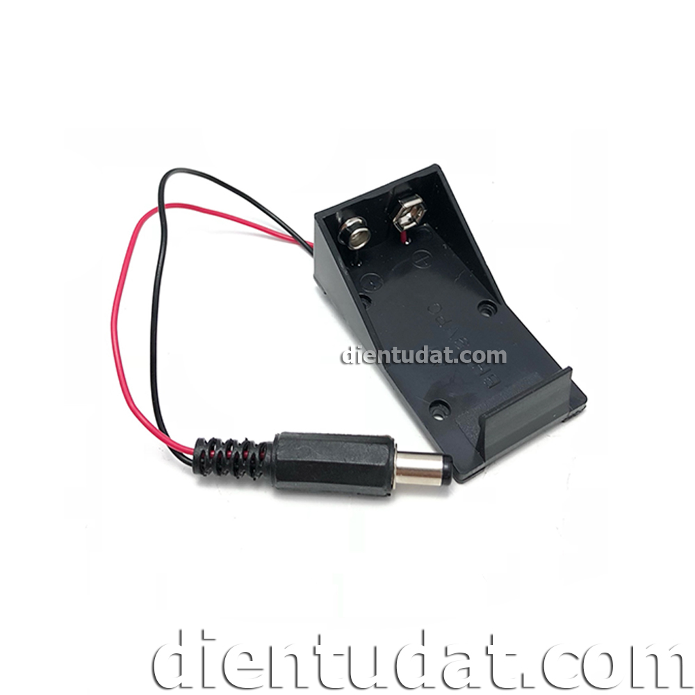 Jack Kết Nối Pin 9V Kèm Đế