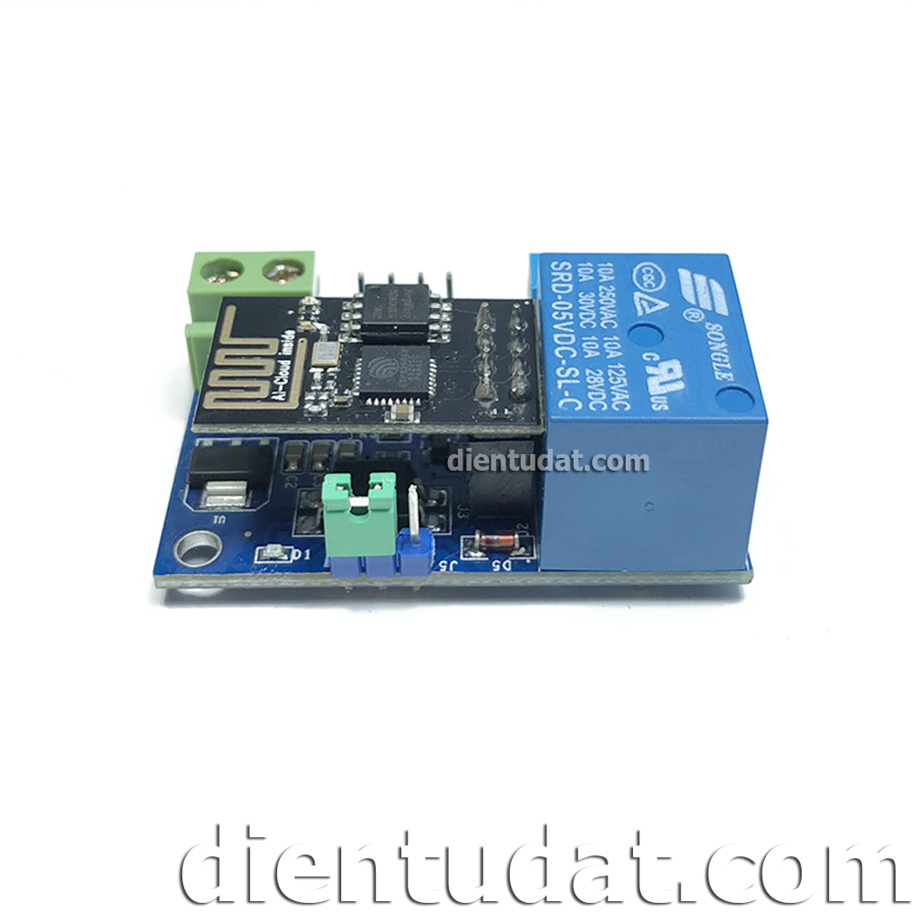 HTC-Tech Mạch 1 Relay Điều Khiển Qua Wifi ESP8266 - 5V