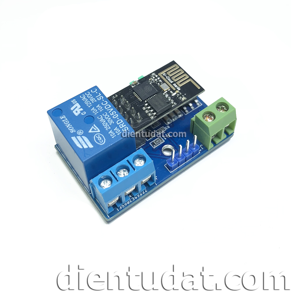 HTC-Tech Mạch 1 Relay Điều Khiển Qua Wifi ESP8266 - 5V