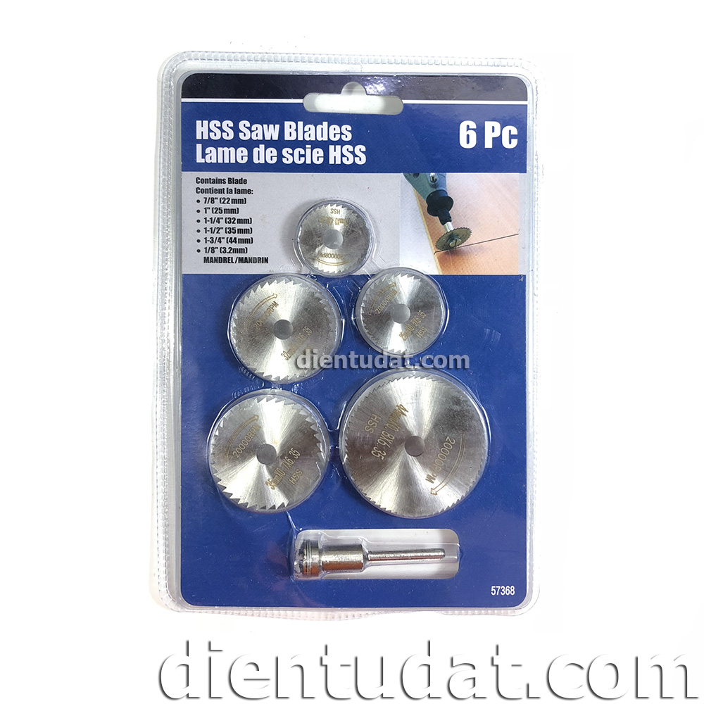 Bộ 5 Lưỡi Cưa Thép HSS