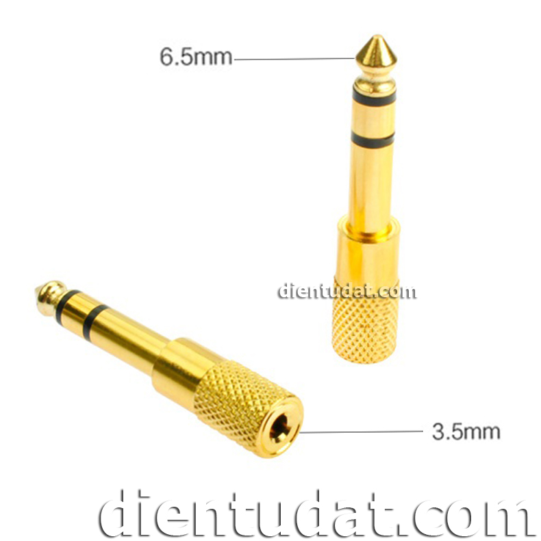 Jack Chuyển Đầu Audio 3.5mm Sang 6.5mm