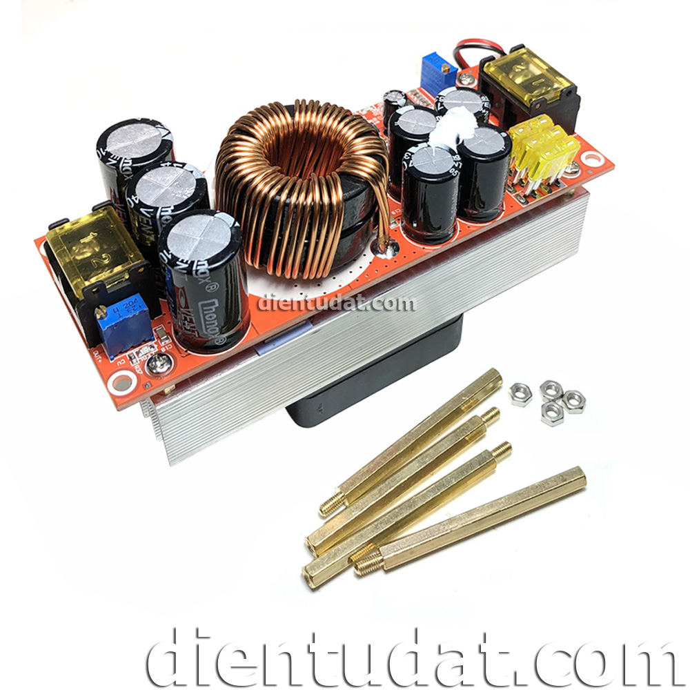 Mạch Tăng Áp DC-DC 1500W 30A - Kèm Quạt