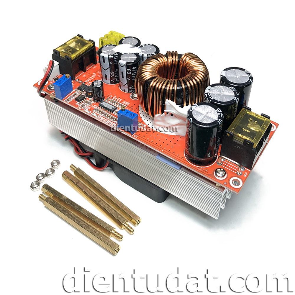Mạch Tăng Áp DC-DC 1500W 30A - Kèm Quạt