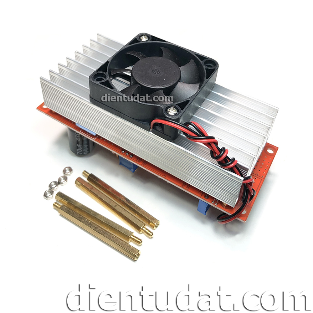 Mạch Tăng Áp DC-DC 1500W 30A - Kèm Quạt