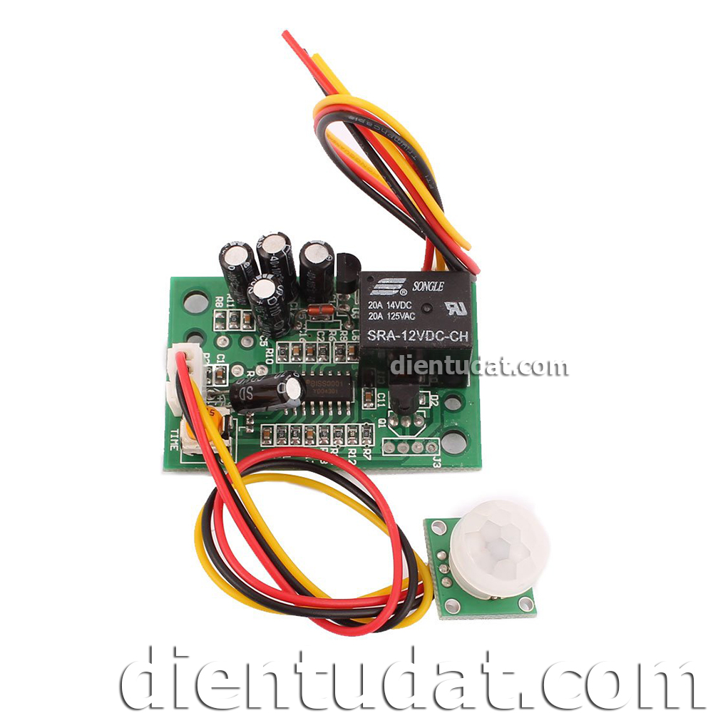 Mạch Cảm Biến Chuyển Động PIR Đóng Ngắt Relay 12V