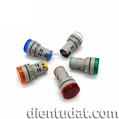 Đồng Hồ Đo AC 60V~500V 22mm - Xanh Lá