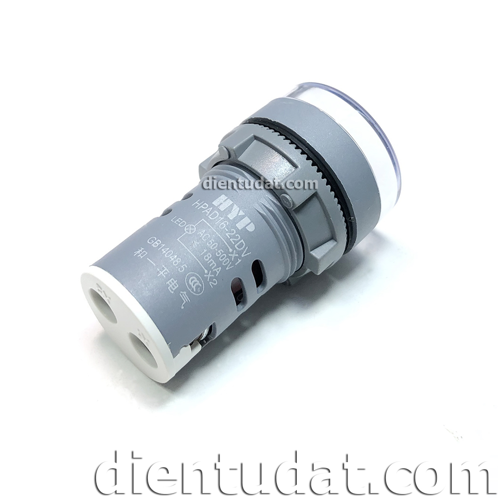 Đồng Hồ Đo AC 60V~500V 22mm - Trắng