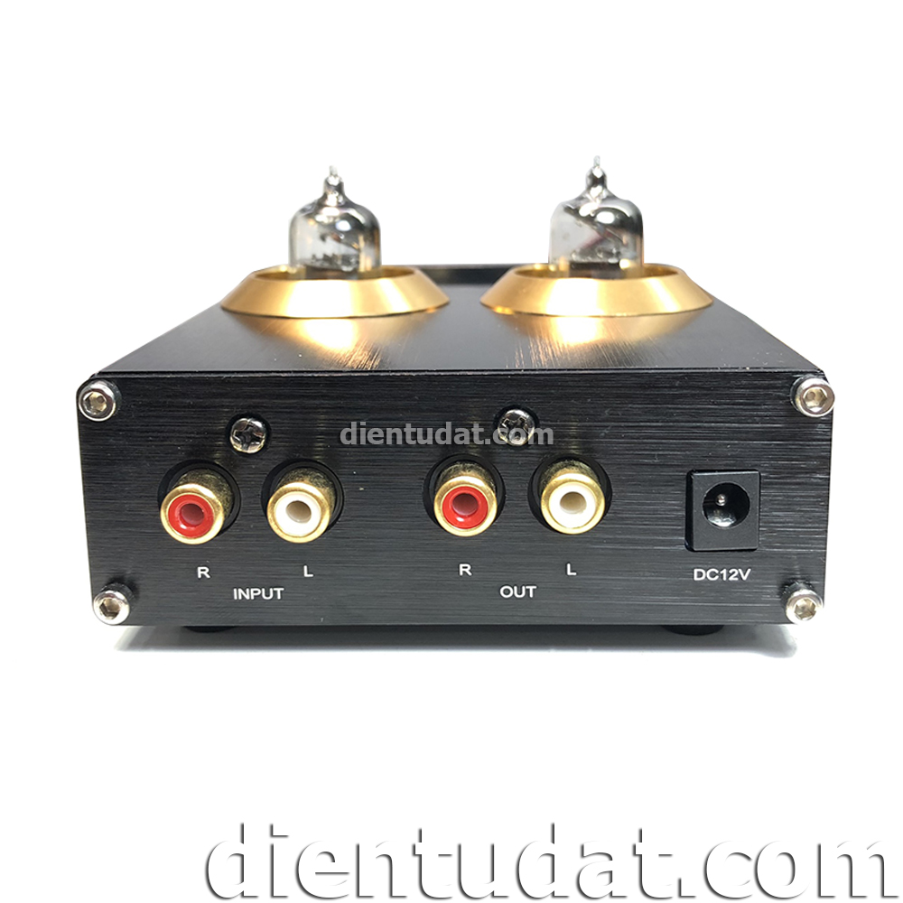 Bộ Mạch Pre-Amp Chỉnh Âm Sắc 6J1 12VDC - Hộp Nhôm