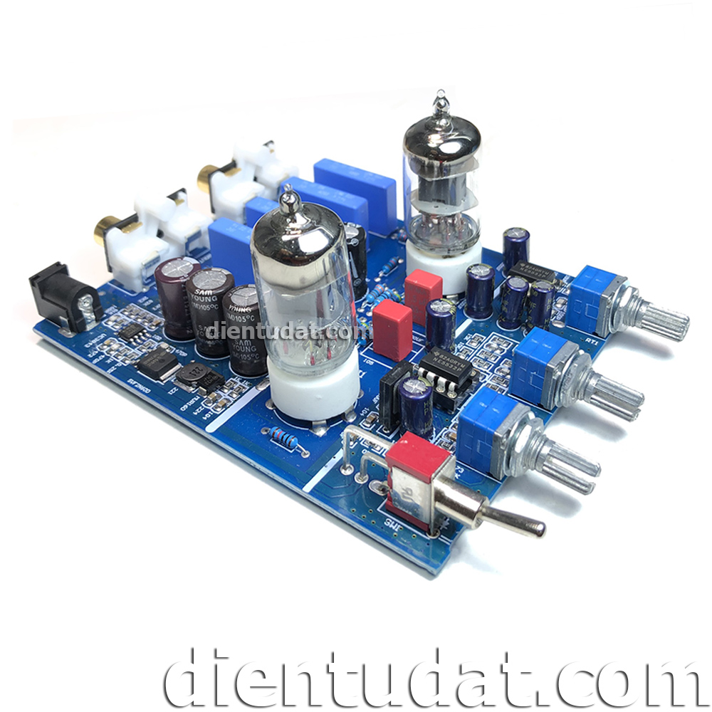 Mạch Pre-Amp Chỉnh Âm Sắc 6J1 12VDC