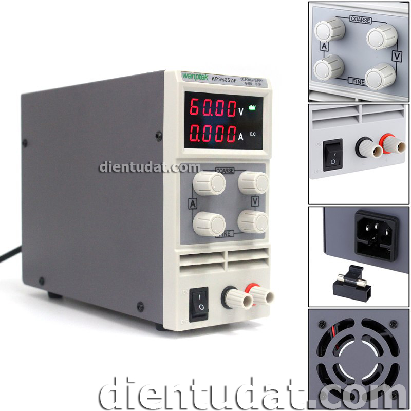 Bộ Nguồn Đa Năng KPS605DF 60V- 5A- 4 Digit
