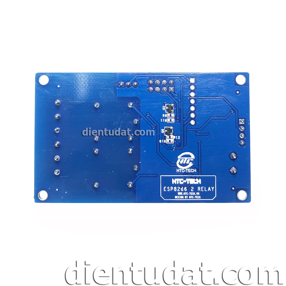 HTC-Tech Mạch 2 Relay Điều Khiển Qua Wifi ESP8266 - 5V
