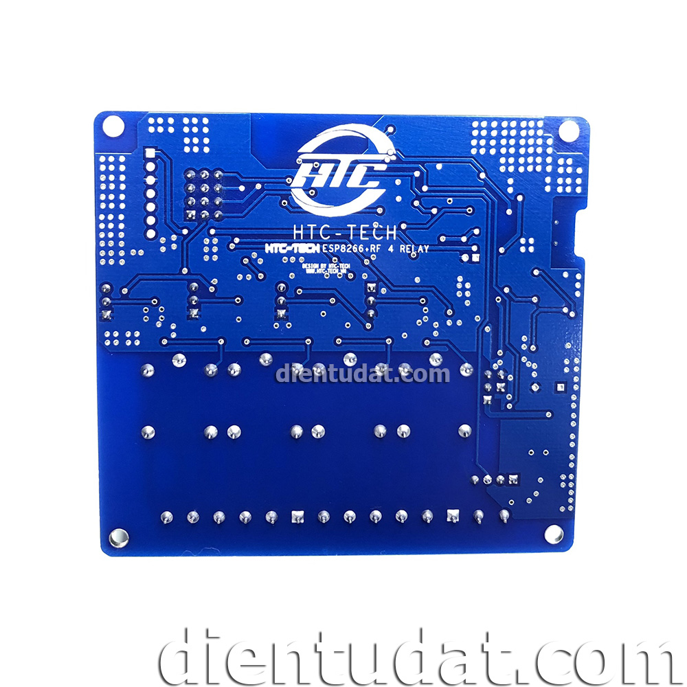 HTC-Tech Mạch 4 Relay Điều Khiển Qua Wifi ESP8266 - 5V