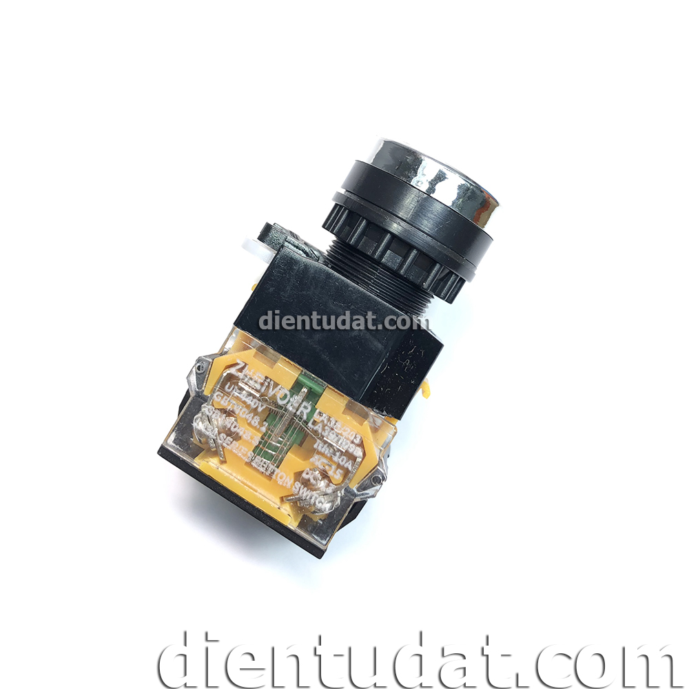 Nút Nhấn LA38 22mm Reset - Màu Xanh Lá