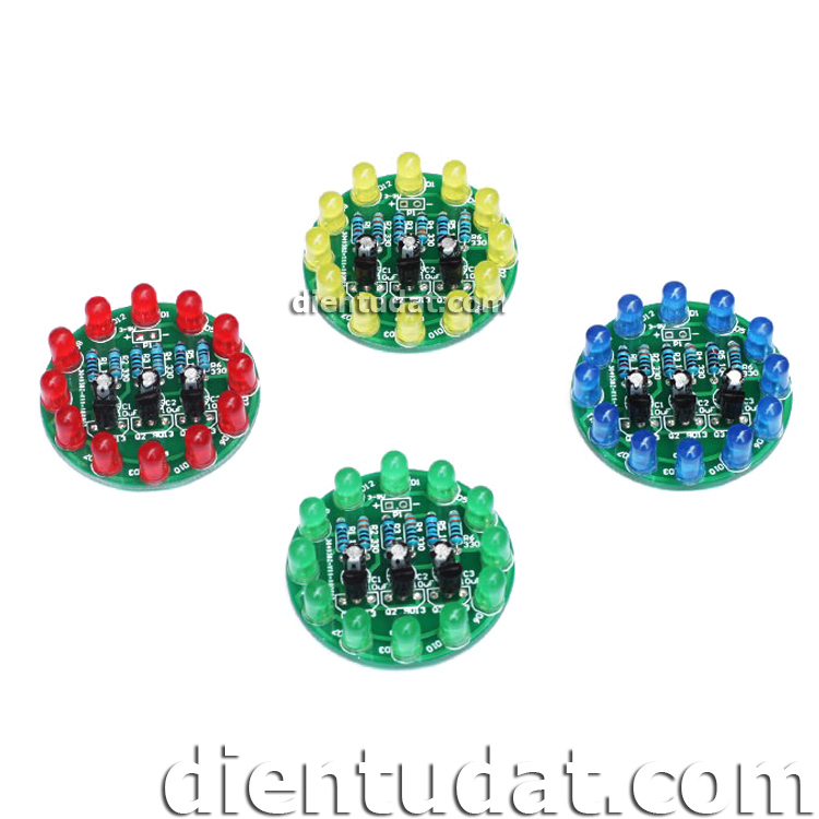 KIT DIY Bộ Led Tròn Đỏ - Tự Ráp