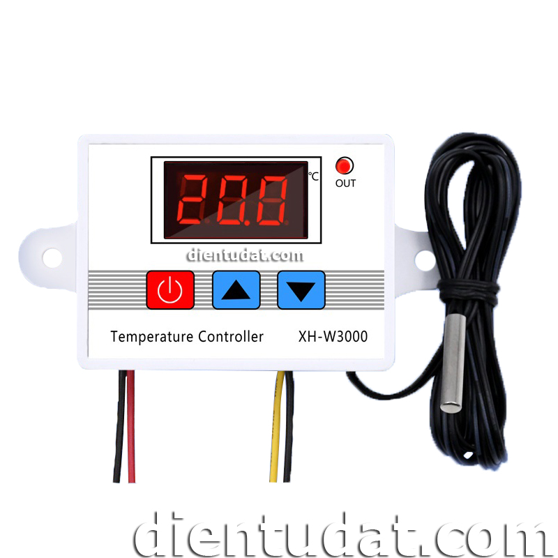 Bộ Kiểm Soát Nhiệt Độ 3 Nút  220VAC -50~110°C - W3000