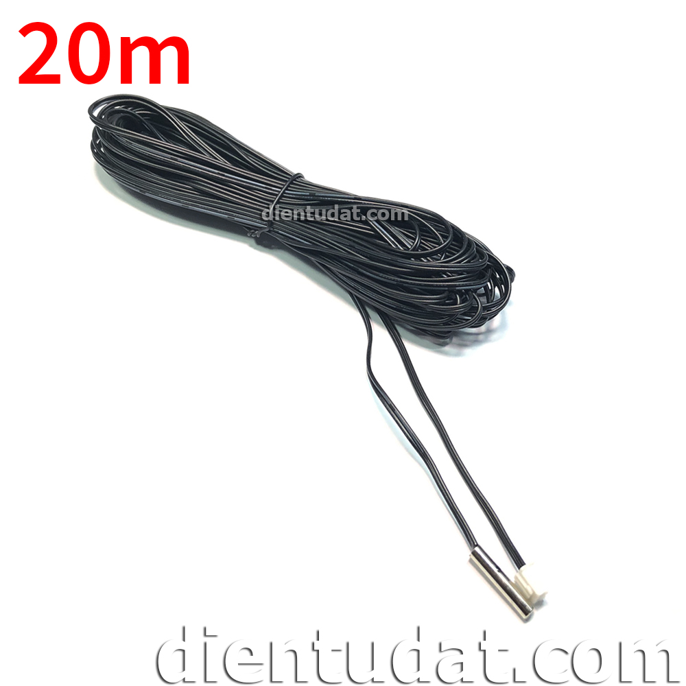 Đầu Dò Cảm Biến Nhiệt Độ NTC 10K/B3950 Không Thấm Nước - T106 - 20m