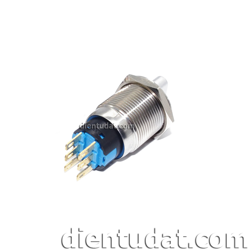 Công Tắc Đề Dạng Xoay 3 Vị Trí 19mm - 6 Chân