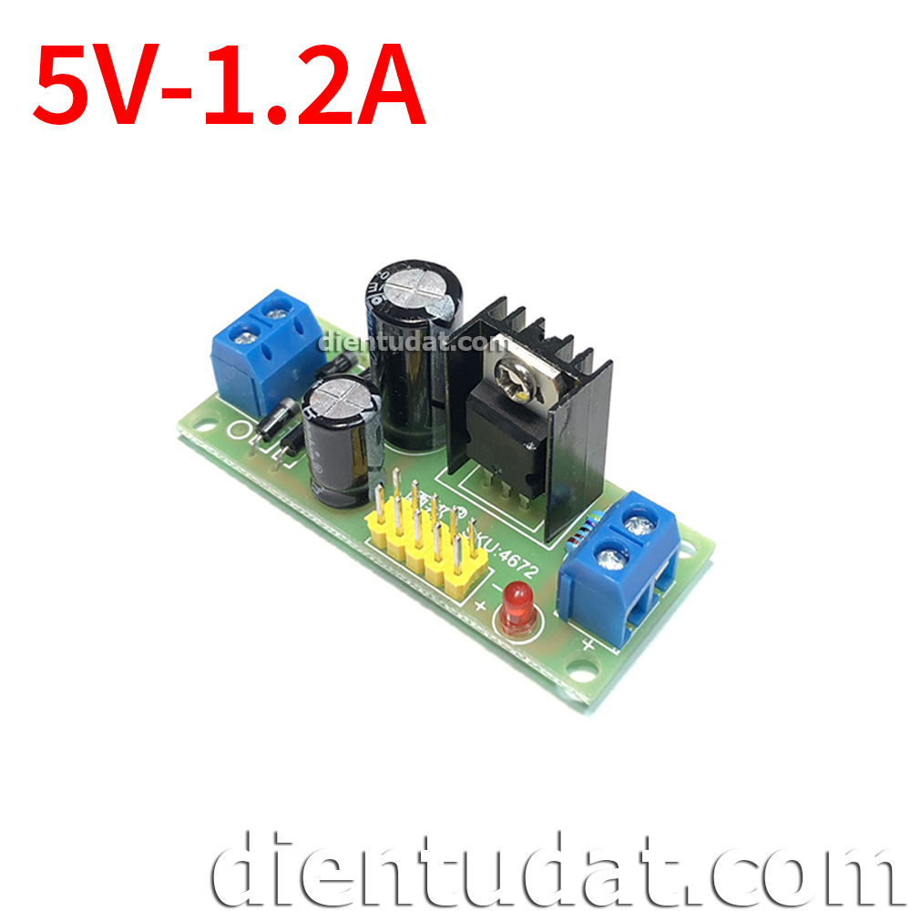 Mạch Ổn Áp Nguồn LM7805 - 5V 1.2A