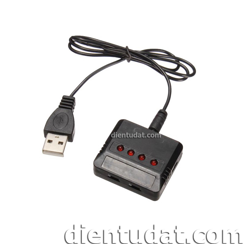 Bộ Sạc Cân Bằng 4 Pin Lithium 3.7V - H107D
