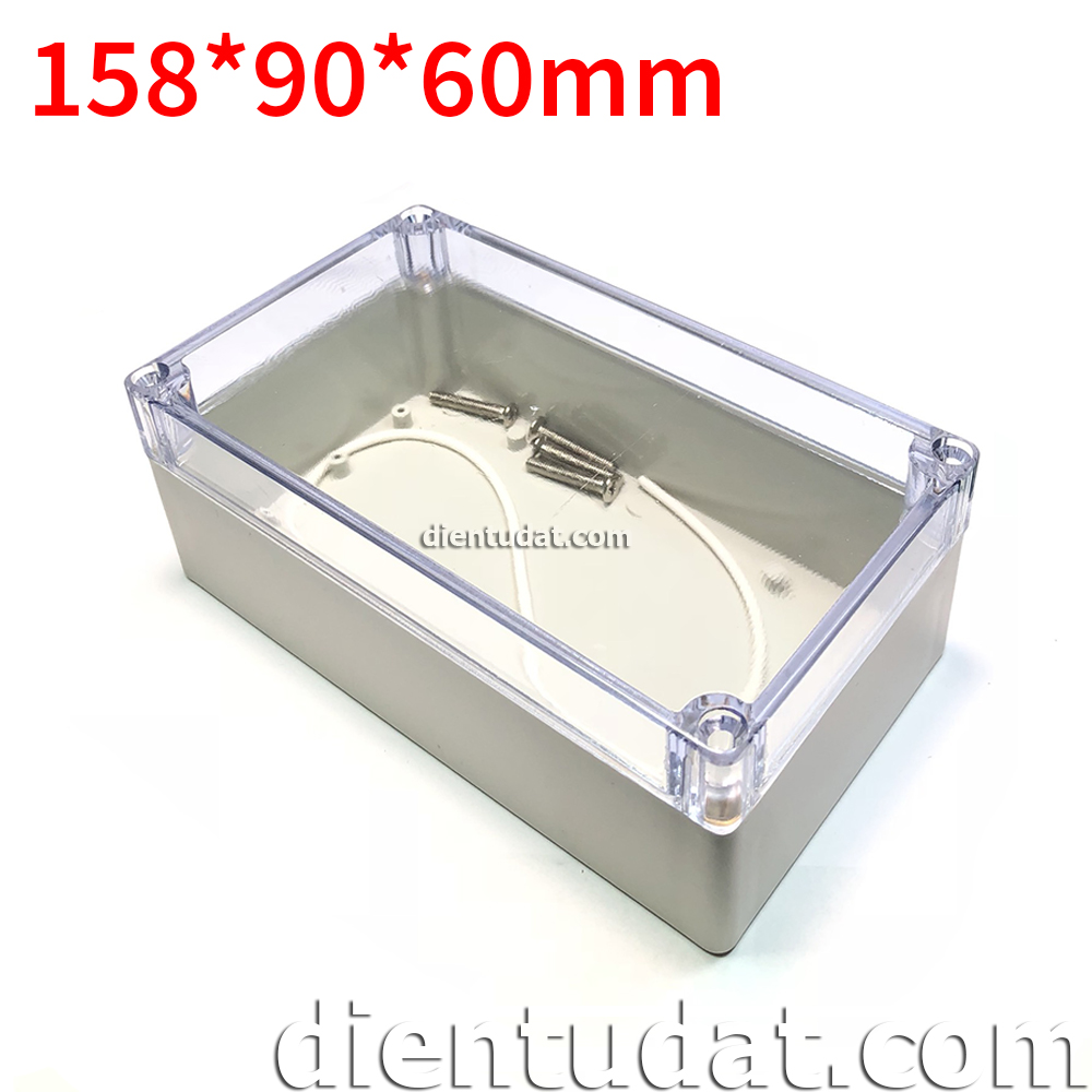 Hộp Nhựa Chống Nước Nắp Trong Suốt 158*90*60mm KW-89