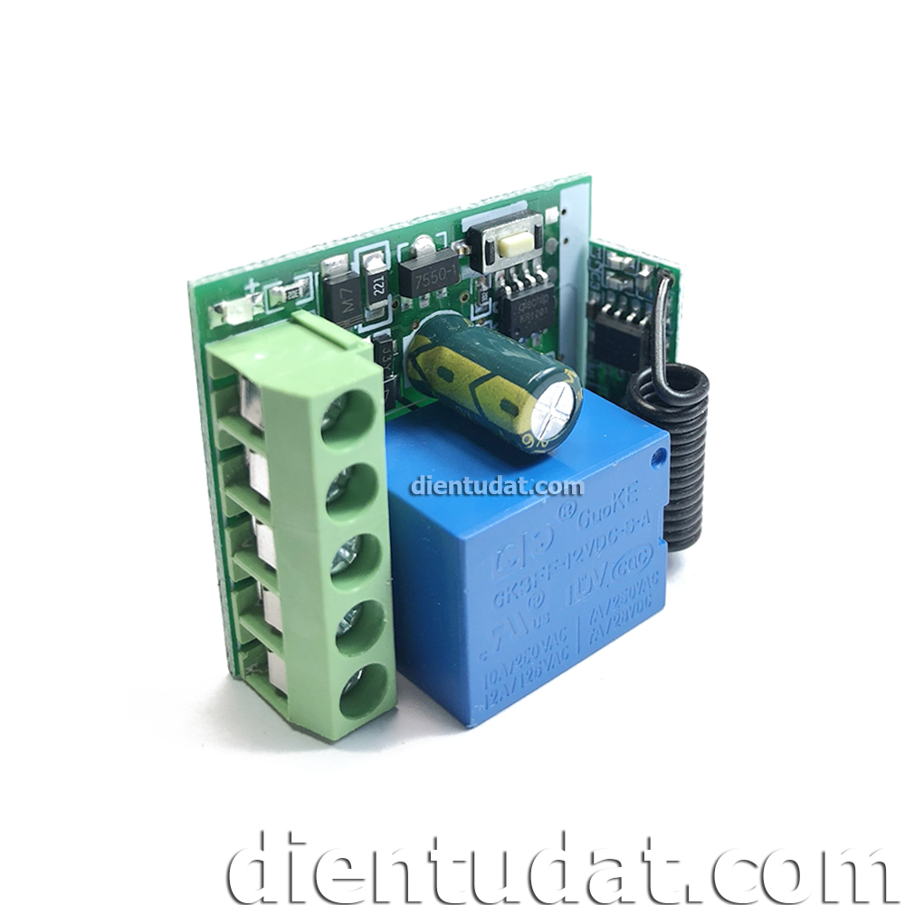 Mạch Điều Khiển RF 433MHz 7 Chức năng - Kèm Vỏ