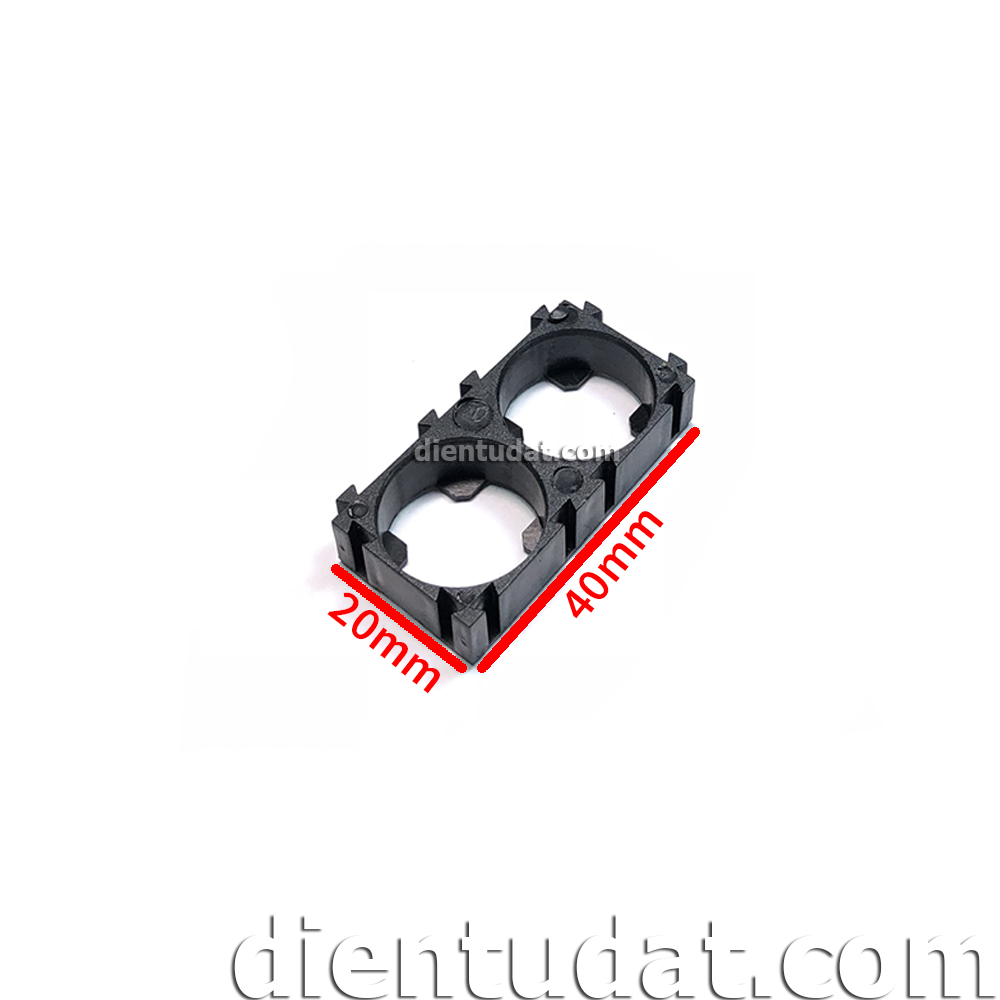 Khung Đế Ghép Cell Pin 18650 - 2 Cell