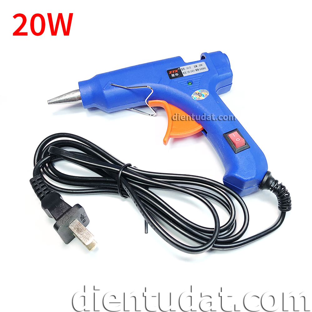 Súng Bắn Keo Nến 20W Có Công Tắc - E20W