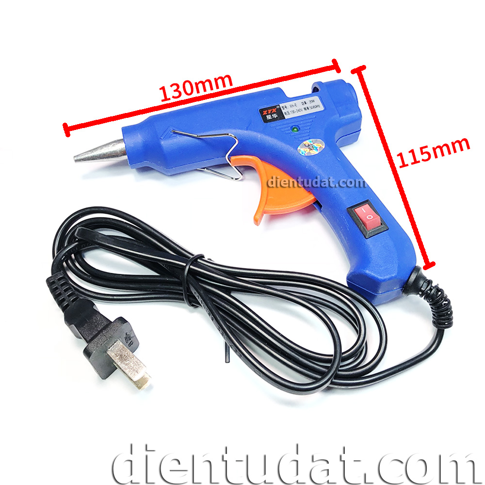 Súng Bắn Keo Nến 20W Có Công Tắc - E20W