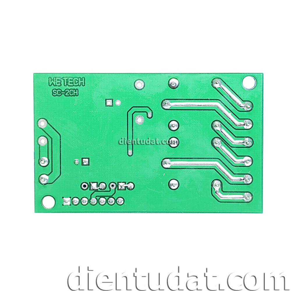 Mạch Điều Khiển RF 2 Relay 12V - WT08 - 315MHz 433MHz