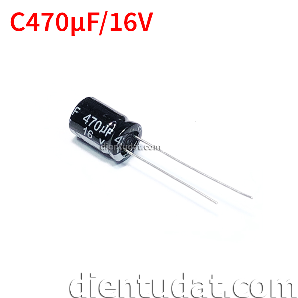 Tụ Hóa 470uF 16V 8*12mm