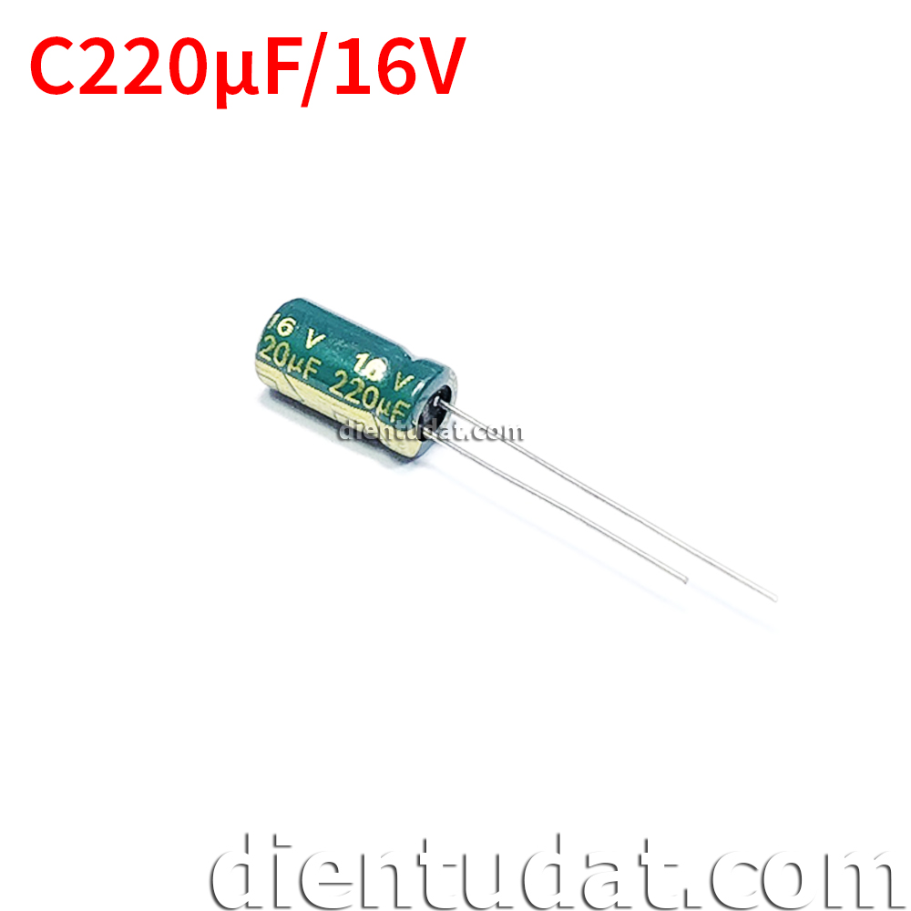 Tụ C220UF/16V DIP