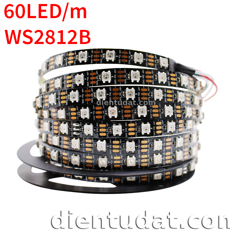 Dây LED RGB 5050 SMD WS2812B - 60 Led/M - 1 Mét 5 Mét