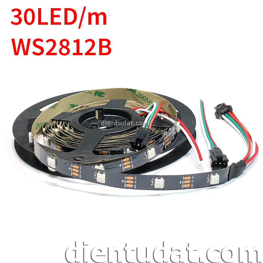 Dây LED RGB 5050 SMD WS2812B - 30 Led/M - 1 Mét 5 Mét