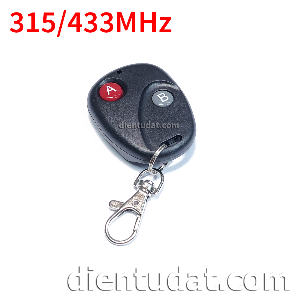 Remote Tròn 2 Nút WT548 315/433MHz Learning Code - Fixed Code