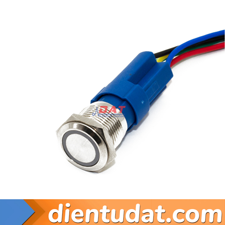 Jack Cắm Cho Nút Nhấn Kim Loại Phi 16mm