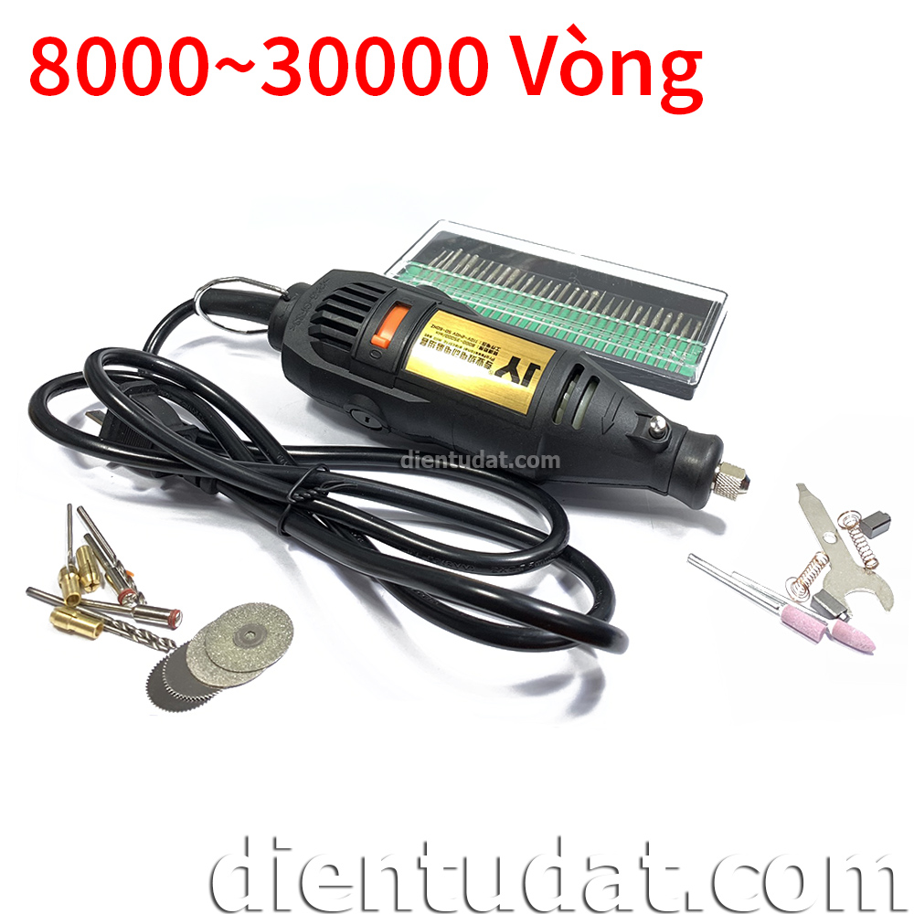 Bộ Máy Và Phụ Kiện Khoan Mài Điện Mini 8000~30000 Vòng - 220VAC